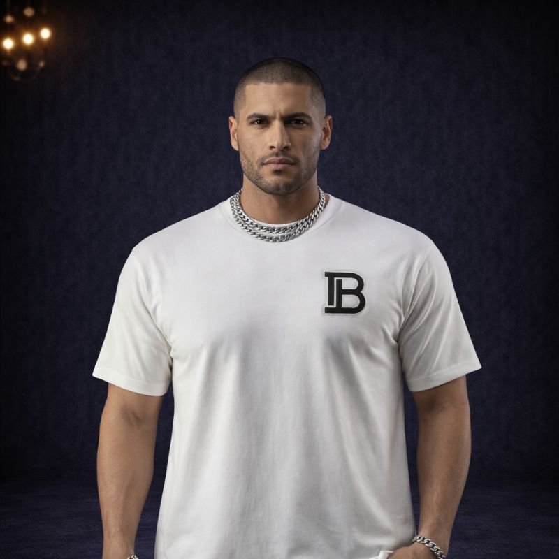 Camiseta Balmain Blanca Regular - 786624