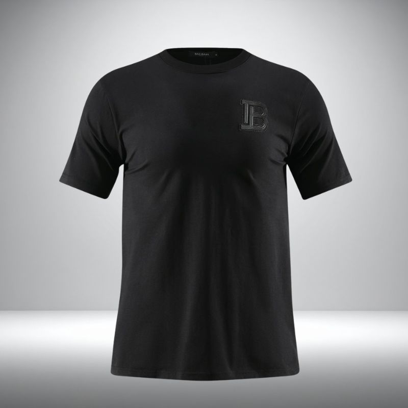 Camiseta Balmain Regular Negra- 786624 - Image 2