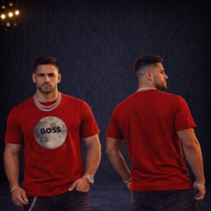 Camiseta Hugo Boss Roja - 66046