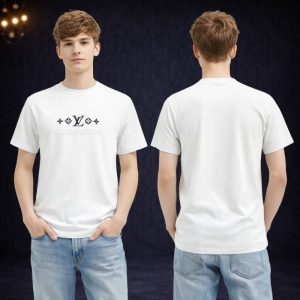 Camiseta Louis V Blanca Regular - 166074