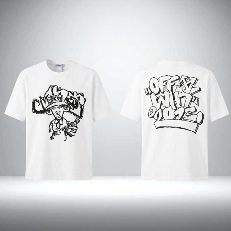 Camiseta Off White Oversize Blanca - Image 2