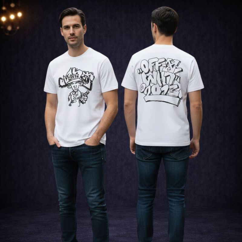 Camiseta Off White Oversize Blanca