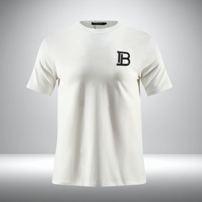 Camiseta Balmain Blanca Regular - 786624 - Image 2