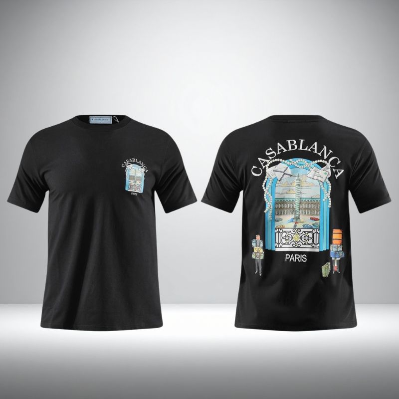 Camiseta Casa Blanca Regular Negra - 66784 - Image 2