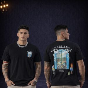 Camiseta Casa Blanca Regular Negra - 66784