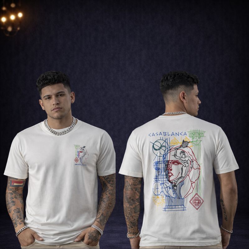 Camiseta Casa Blanca Regular Blanca - 66785